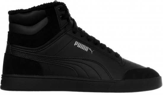 Puma Shuffle Mid Fur Shoes Black - Calçado de homem 40-52 - 