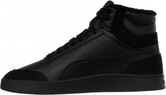 Puma Shuffle Mid Fur Shoes Black - Calçado de homem 40-52 - 