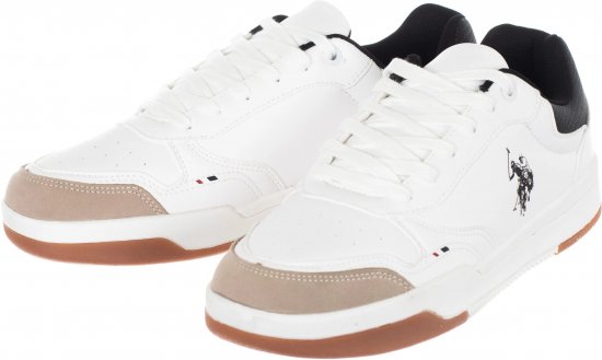 U.S. POLO ASSN. Steve - Men's Sneakers White - Calçado de homem 40-52 - 