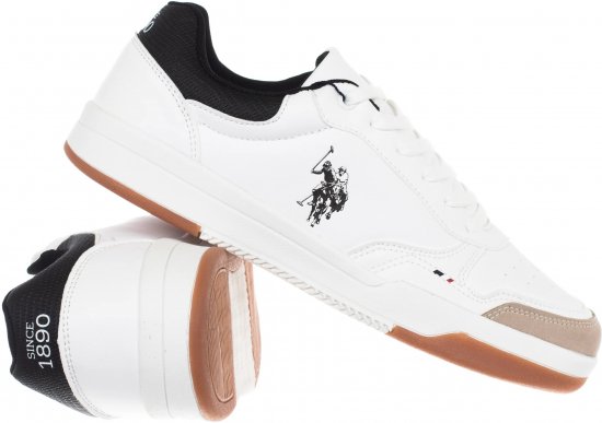 U.S. POLO ASSN. Steve - Men's Sneakers White - Calçado de homem 40-52 - 