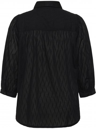 Kaffe Curve Gabby Camisa com mangas encurtadas Preto - Camisas - 