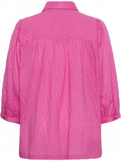 Kaffe Curve Gabby Camisa com mangas encurtadas Rosa - Camisas - 