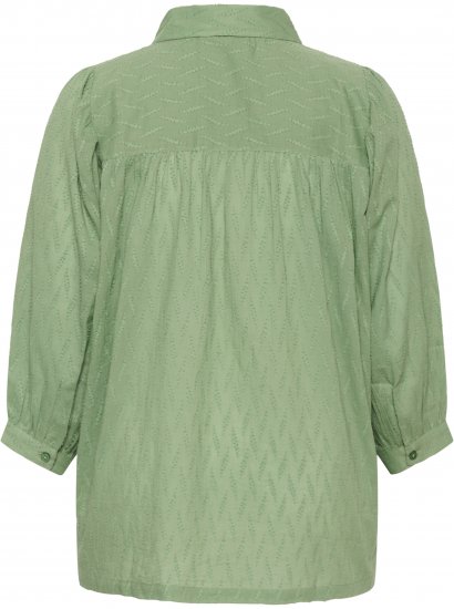 Kaffe Curve Gabby Camisa com mangas encurtadas Verde - Camisas - 