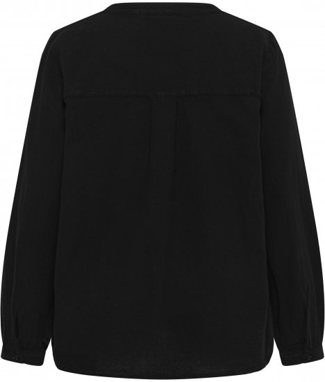 Kaffe Curve Nana Camisa de manga comprida Preto - Blusas e Túnicas - 