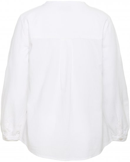 Kaffe Curve Nana Camisa de manga comprida Branco - Blusas e Túnicas - 