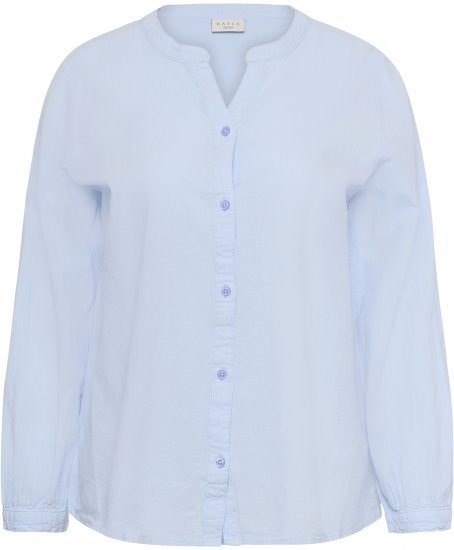 Kaffe Curve Nana Camisa de manga comprida Azul - Blusas e Túnicas - 