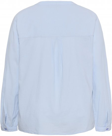 Kaffe Curve Nana Camisa de manga comprida Azul - Blusas e Túnicas - 