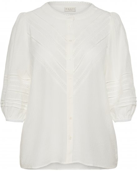 Kaffe Curve Liwa Shirt Chalk - Camisas - 