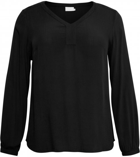 Kaffe Curve Ami Manga comprida Blusa Preto profundo - T-shirts - 