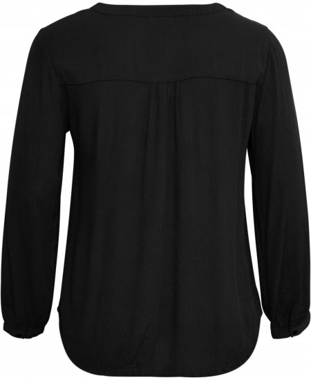 Kaffe Curve Ami Manga comprida Blusa Preto profundo - T-shirts - 
