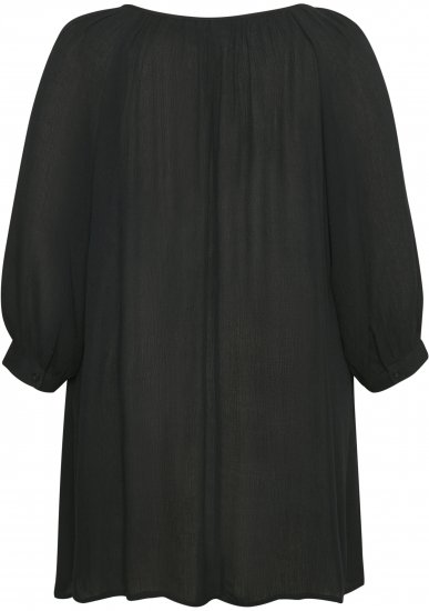 Kaffe Curve Ami Manga 3/4 Túnica Preto profundo - T-shirts - 