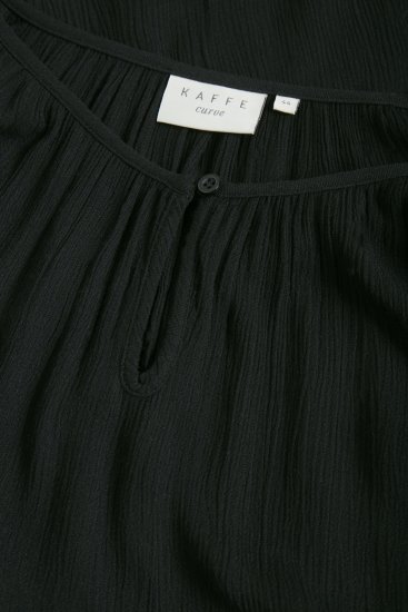 Kaffe Curve Ami Manga 3/4 Túnica Preto profundo - T-shirts - 