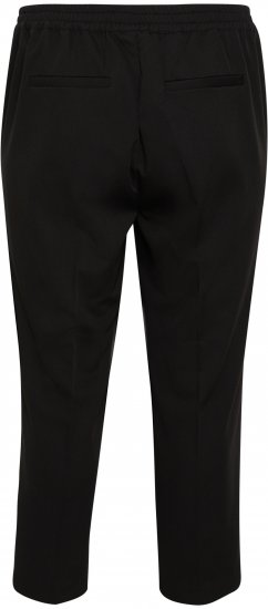 Kaffe Curve Sakira Calças cropped Preto profundo - Jeans & Calças Femininas em Tamanhos Grandes – Plus Size - 