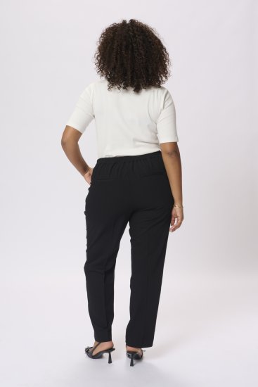 Kaffe Curve Sakira Calças compridas Preto profundo - Jeans & Calças Femininas em Tamanhos Grandes – Plus Size - 