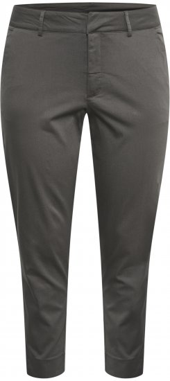 Kaffe Curve Leana Calças Chino 7/8 Sombra Escura - Jeans & Calças Femininas em Tamanhos Grandes – Plus Size - 