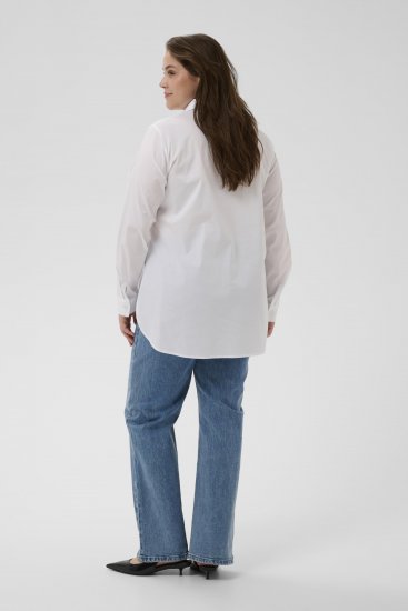 Kaffe Curve Laina Shirt Optical White - Camisas - 