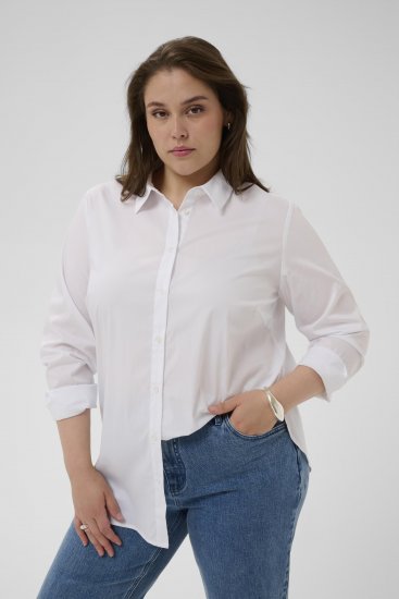 Kaffe Curve Laina Shirt Optical White - Camisas - 