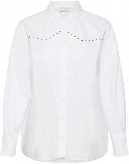 Kaffe Curve Janni Shirt Optical White - Camisas - 