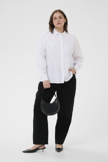 Kaffe Curve Janni Shirt Optical White - Camisas - 
