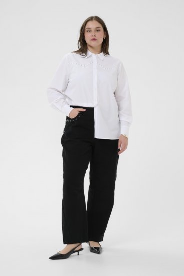 Kaffe Curve Janni Shirt Optical White - Camisas - 