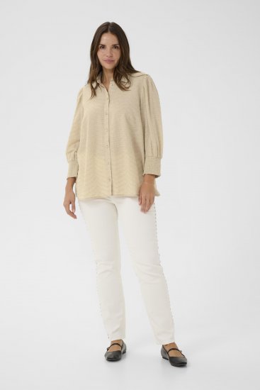 Kaffe Curve Penelopia Shirt Feather Grey - Camisas - 