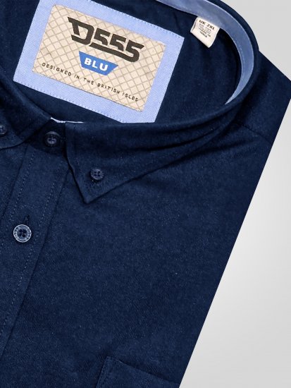 D555 Richard Camisa Oxford De Manga Comprida TALL Azul Marinho - TALL camisas - 