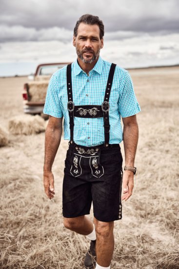 JP1880 Shirt Traditional Short Sleeve Turquoise - Camisas - Camisas Homem Tamanhos Grandes