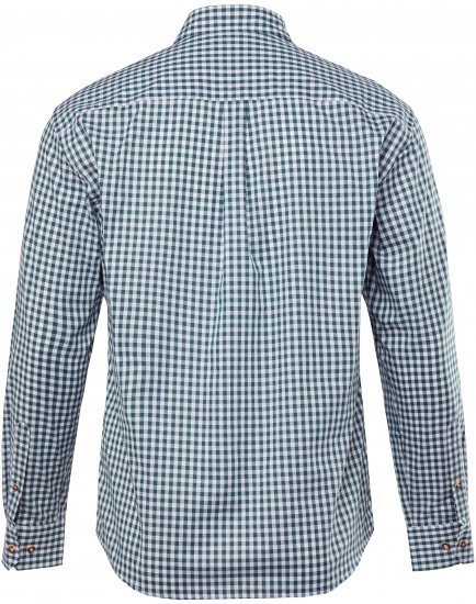 JP1880 Shirt Checked Traditional Long Sleeve Jade - Roupa de festa - Roupa de festa – Para celebrar com estilo e conforto