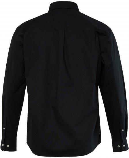 JP1880 Shirt Long Sleeve Modern Fit Black TALL - ROUPAS DE HOMEM MT-6XLT - Tamanhos-Tall Homem