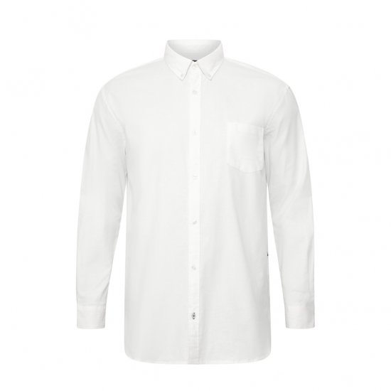 North Latitude Oxford Shirt White - Camisas - Camisas Homem Tamanhos Grandes