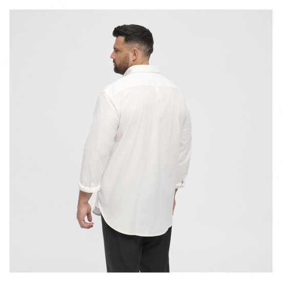 North Latitude Oxford Shirt White - Camisas - Camisas Homem Tamanhos Grandes