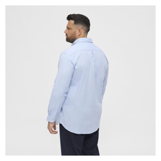 North Latitude Oxford Shirt Light Blue - Camisas - Camisas Homem Tamanhos Grandes