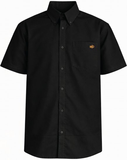 Motley Denim Zagreb Camisa de manga curta Preto - Camisas - Camisas Homem Tamanhos Grandes