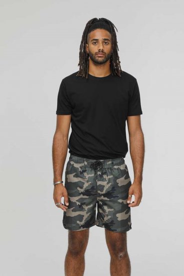 D555 Kody Camo Printed Swimshorts Khaki - Calções de banho - Calções de Banho Homem Tamanhos Grandes