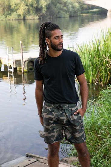 D555 Kody Camo Printed Swimshorts Khaki - Calções de banho - Calções de Banho Homem Tamanhos Grandes