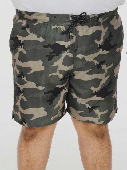 D555 Kody Camo Printed Swimshorts Khaki - Calções de banho - Calções de Banho Homem Tamanhos Grandes