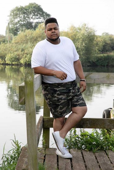 D555 Kody Camo Printed Swimshorts Khaki - Calções de banho - Calções de Banho Homem Tamanhos Grandes