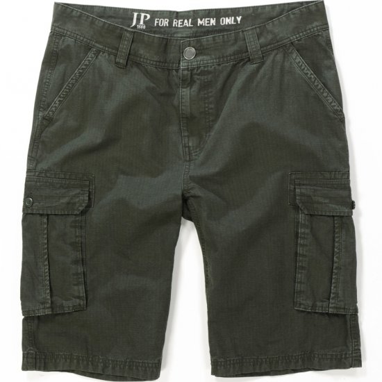 JP1880 Shorts Cargo Bermuda Dark Olive - Calções - Calções Homem Tamanhos Grandes