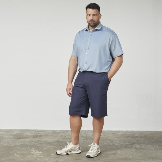 North Latitude Cool Effect Comfort Fit Shorts Blue - Calções - Calções Homem Tamanhos Grandes