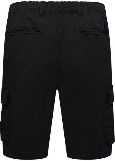Kam Jeans 3404 Cargo Shorts Black - Calções - Calções Homem Tamanhos Grandes