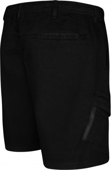 Espionage LW166 Cargo Shorts Black - Calções - Calções Homem Tamanhos Grandes
