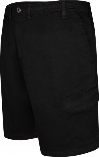 Espionage LW166 Cargo Shorts Black - Calções - Calções Homem Tamanhos Grandes