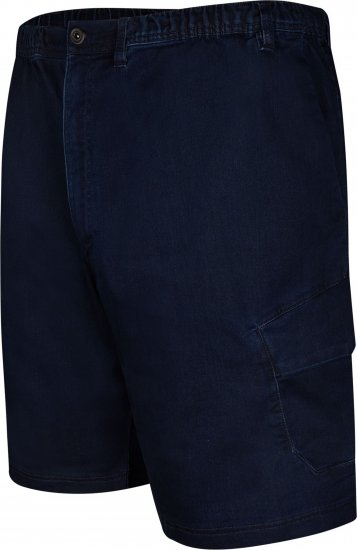 Espionage LW166 Cargo Shorts Indigo - Calções - Calções Homem Tamanhos Grandes