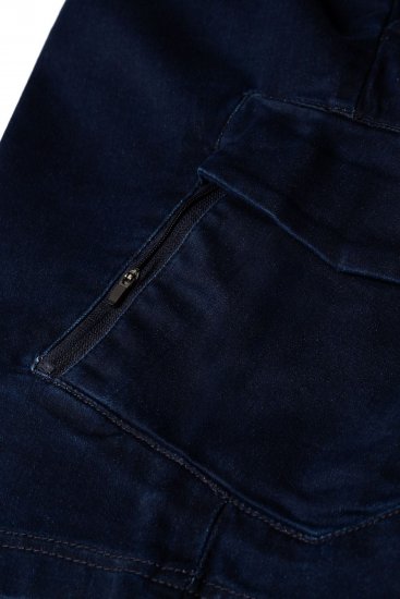 Espionage LW166 Cargo Shorts Indigo - Calções - Calções Homem Tamanhos Grandes