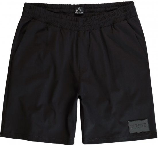 JAY-PI Bermuda FLEXNAMIC® Shorts Black - Calções - Calções Homem Tamanhos Grandes