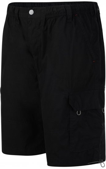 Espionage ST042 Cargo Shorts Black - Calções - Calções Homem Tamanhos Grandes