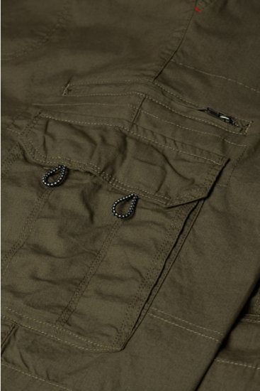 Espionage ST042 Cargo Shorts Olive - Calções - Calções Homem Tamanhos Grandes