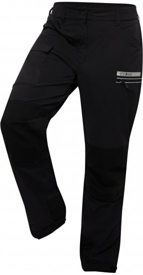 Ulla Popken HYPRAR Multifunctional Durable Inset Trekking Pants Black - Jeans & Calças Femininas em Tamanhos Grandes – Plus Size - 