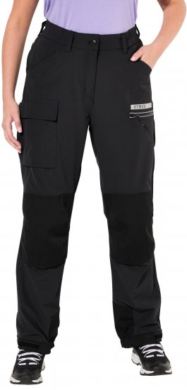 Ulla Popken HYPRAR Multifunctional Durable Inset Trekking Pants Black - Jeans & Calças Femininas em Tamanhos Grandes – Plus Size - 
