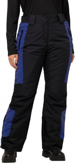 Ulla Popken Ski Pants Reflector Waterproof Velcro Closure Snow Gaiter Black - Jeans & Calças Femininas em Tamanhos Grandes – Plus Size - 